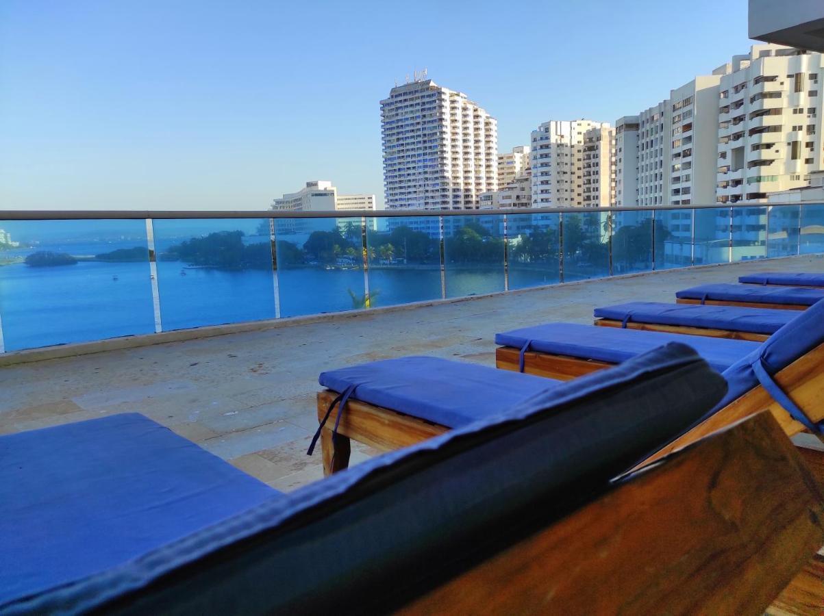Apartamento De Lujo Con Vista Al Mar - Excelente Ubicacion Cartagena المظهر الخارجي الصورة