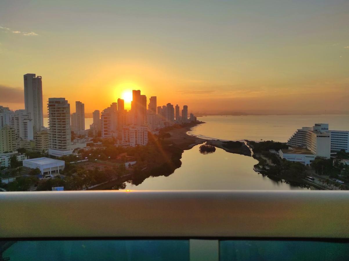 Apartamento De Lujo Con Vista Al Mar - Excelente Ubicacion Cartagena المظهر الخارجي الصورة