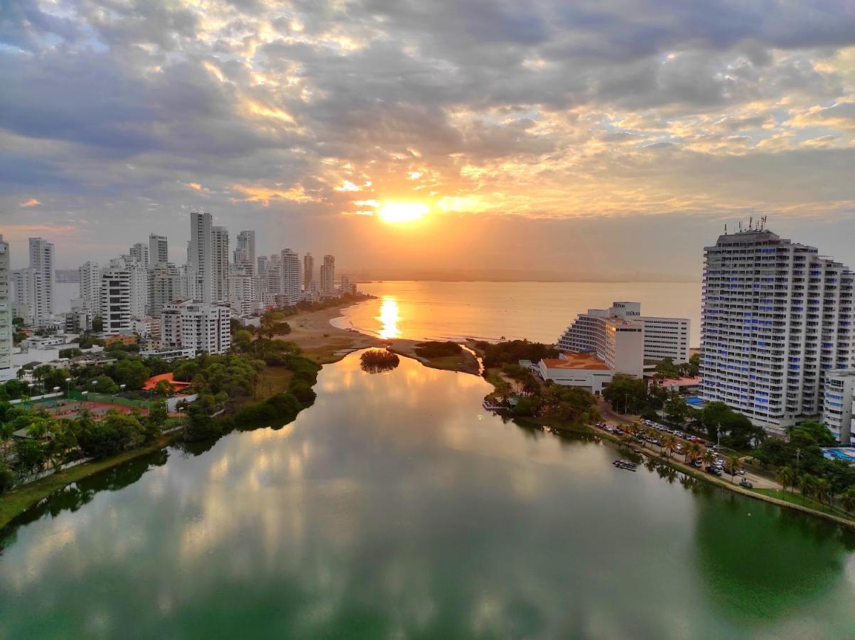 Apartamento De Lujo Con Vista Al Mar - Excelente Ubicacion Cartagena المظهر الخارجي الصورة