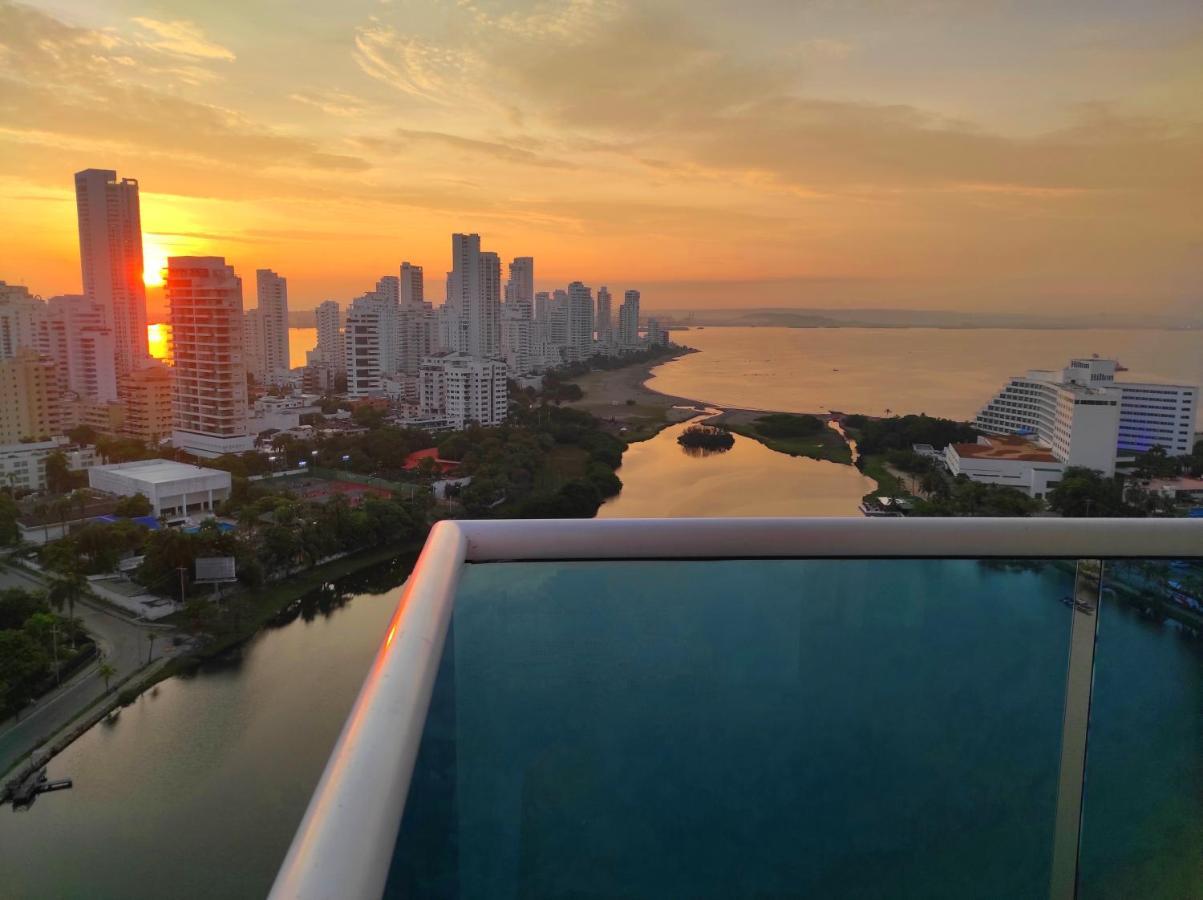 Apartamento De Lujo Con Vista Al Mar - Excelente Ubicacion Cartagena المظهر الخارجي الصورة