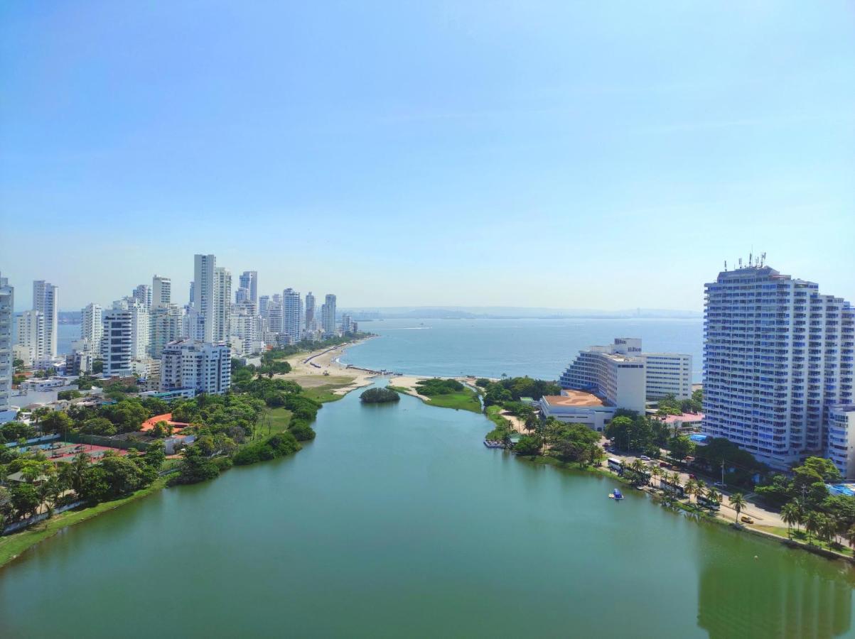 Apartamento De Lujo Con Vista Al Mar - Excelente Ubicacion Cartagena المظهر الخارجي الصورة