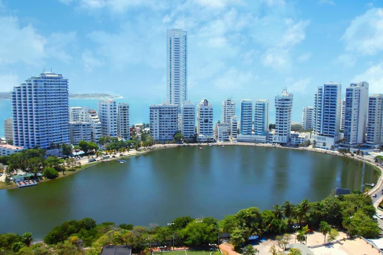 Apartamento De Lujo Con Vista Al Mar - Excelente Ubicacion Cartagena المظهر الخارجي الصورة