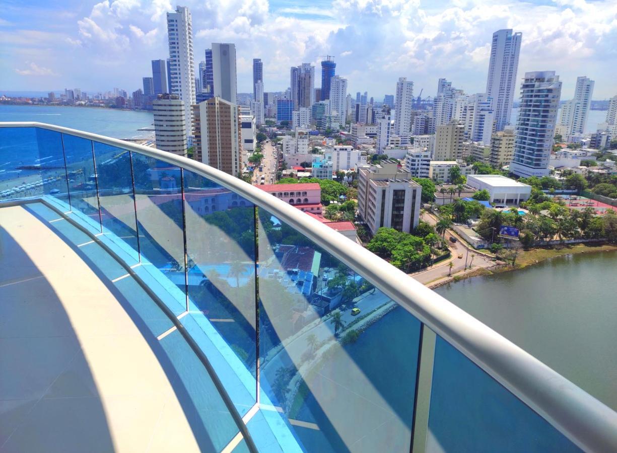 Apartamento De Lujo Con Vista Al Mar - Excelente Ubicacion Cartagena المظهر الخارجي الصورة