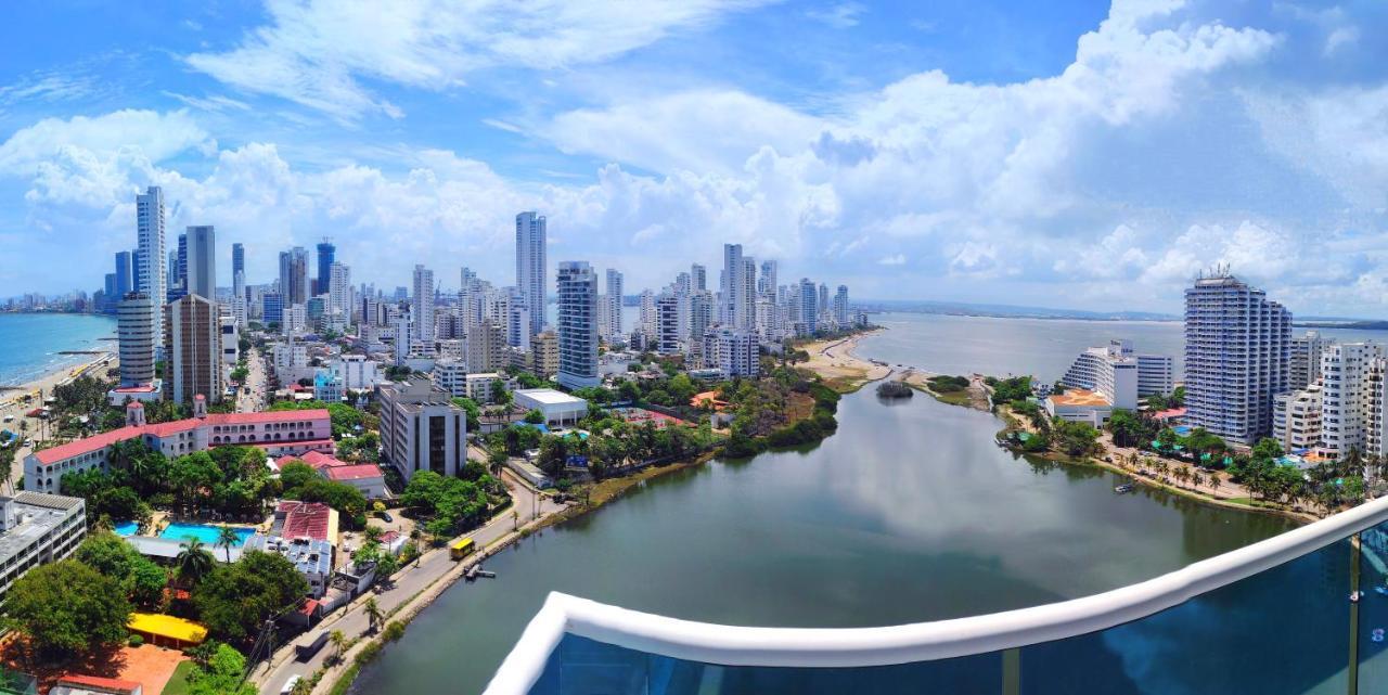 Apartamento De Lujo Con Vista Al Mar - Excelente Ubicacion Cartagena المظهر الخارجي الصورة