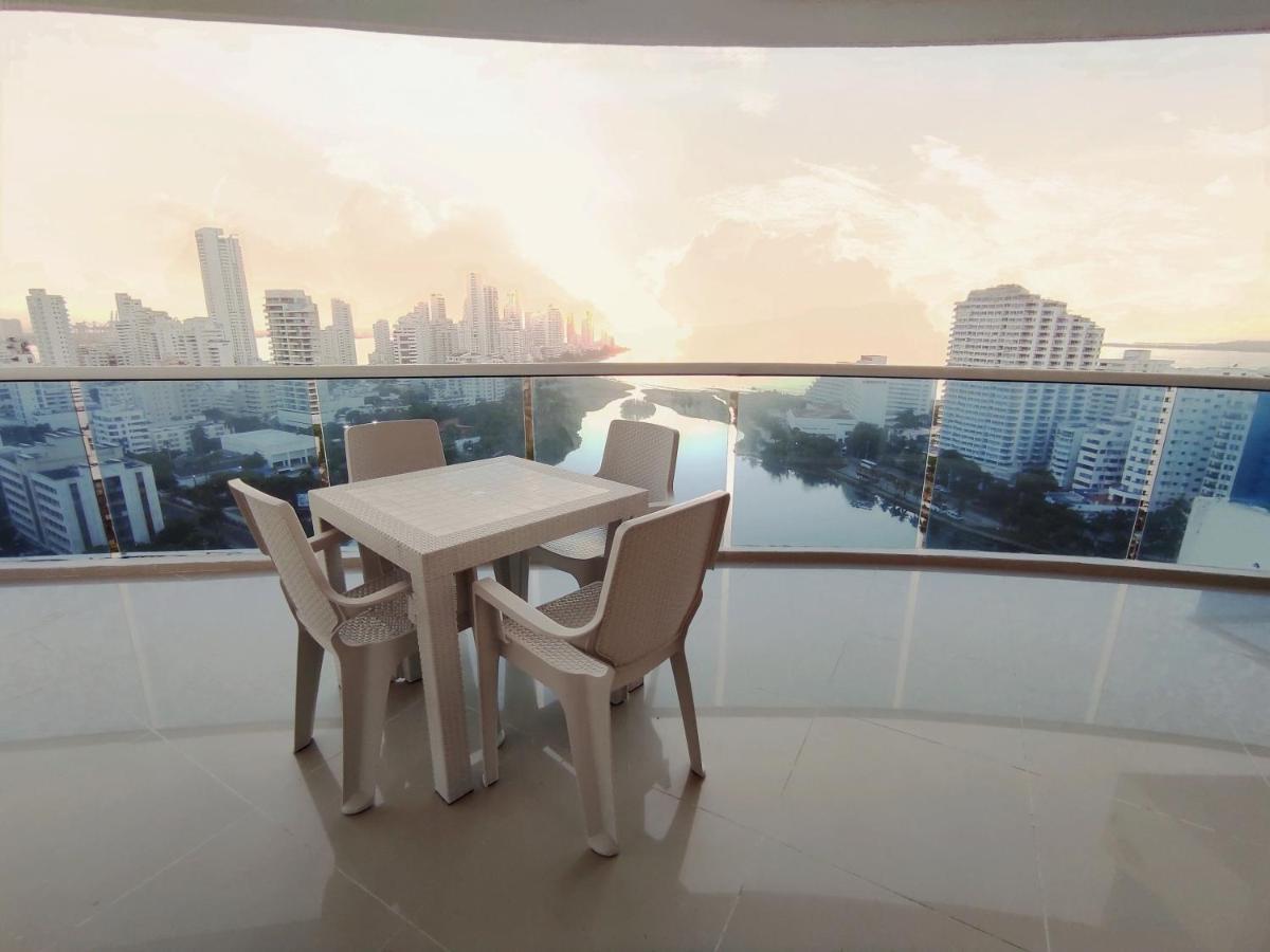 Apartamento De Lujo Con Vista Al Mar - Excelente Ubicacion Cartagena المظهر الخارجي الصورة