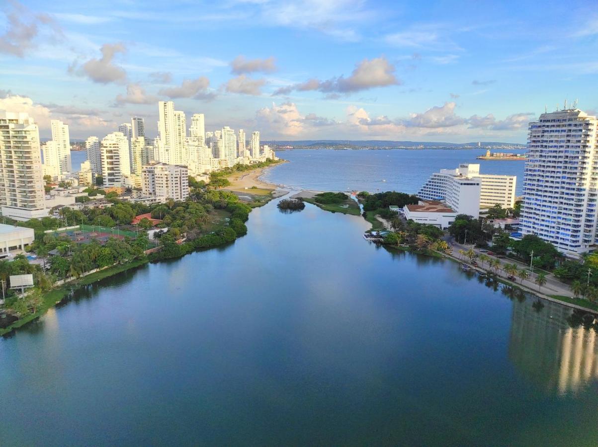 Apartamento De Lujo Con Vista Al Mar - Excelente Ubicacion Cartagena المظهر الخارجي الصورة